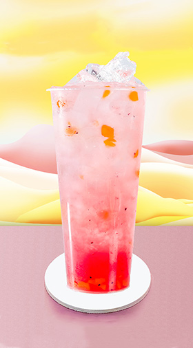 酸奶多肉粉荔cheese litchi十里桃花冻peach blossom jelly香橙益菌多